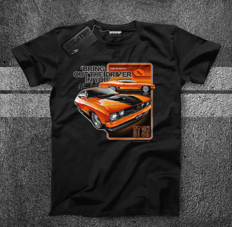 FORD FALCON XB GT 351 HARDTOP (1973-1976) T-SHIRT & HOODIE