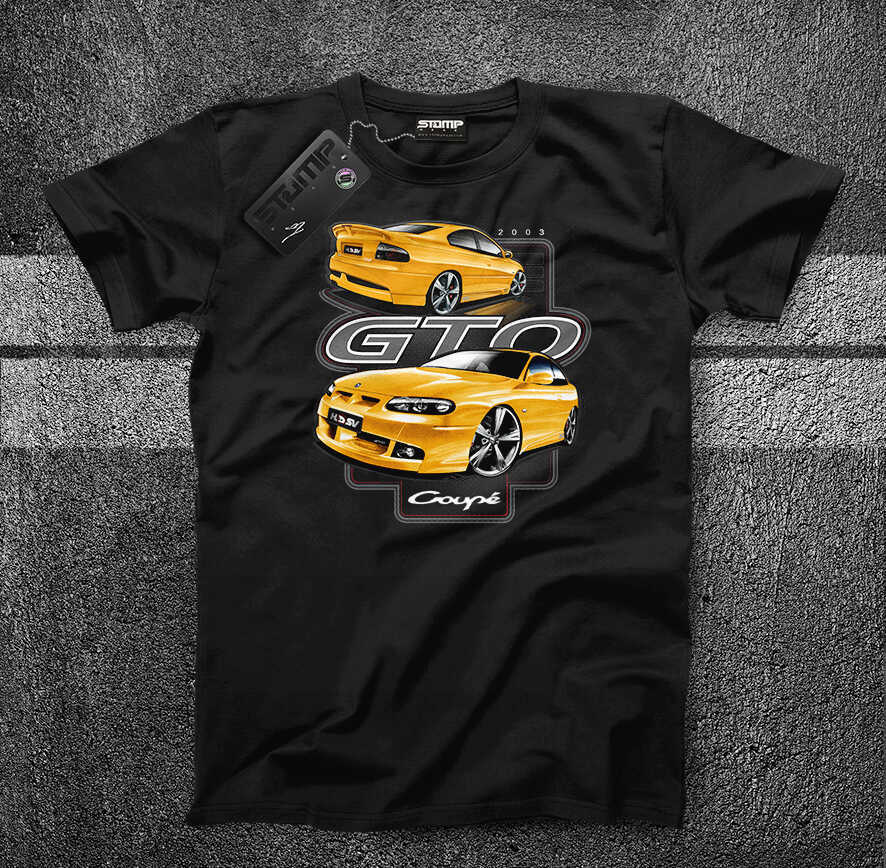HSV V2 SERIES 3 GTO COUPE Mens T-Shirt [Size: S] Personalised:No [DEVIL YELLOW]