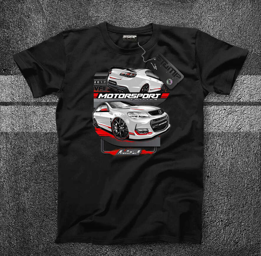 HOLDEN COMMODORE VF II MOTORSPORT EDITION Mens T-Shirt [Size: S] Personalised:No [HERON WHITE]