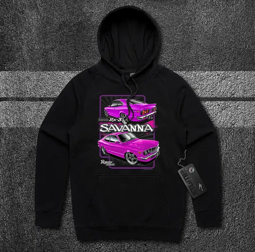 Mazda RX-3 Savanna T-Shirt & Hoodie
