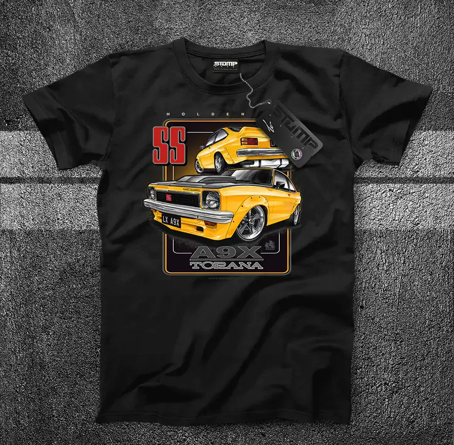 Holden LX Torana SS Hatchback A9X Mens T-Shirt [Size: XL] Personalised:No [CHROME YELLOW]