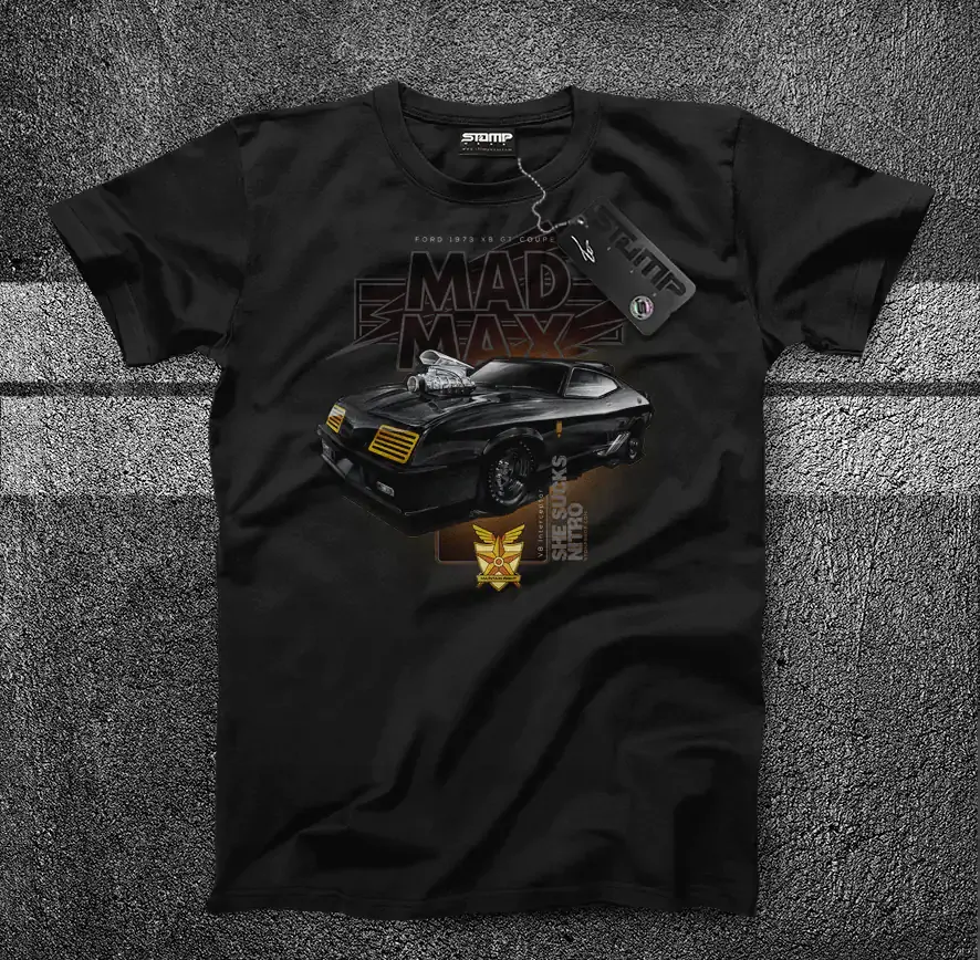 Mad Max Ford Falcon XB GT V8 Interceptor T-Shirt & Hoodie