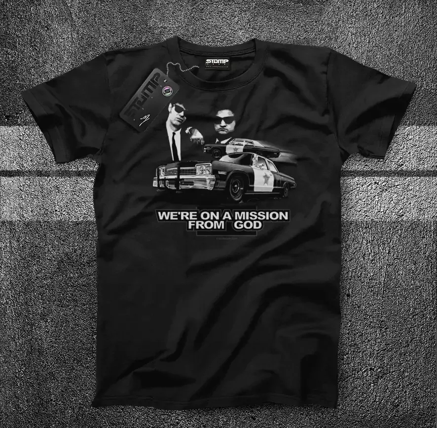 The Blues Brothers Dodge Monaco Bluesmobile T-Shirt & Hoodie