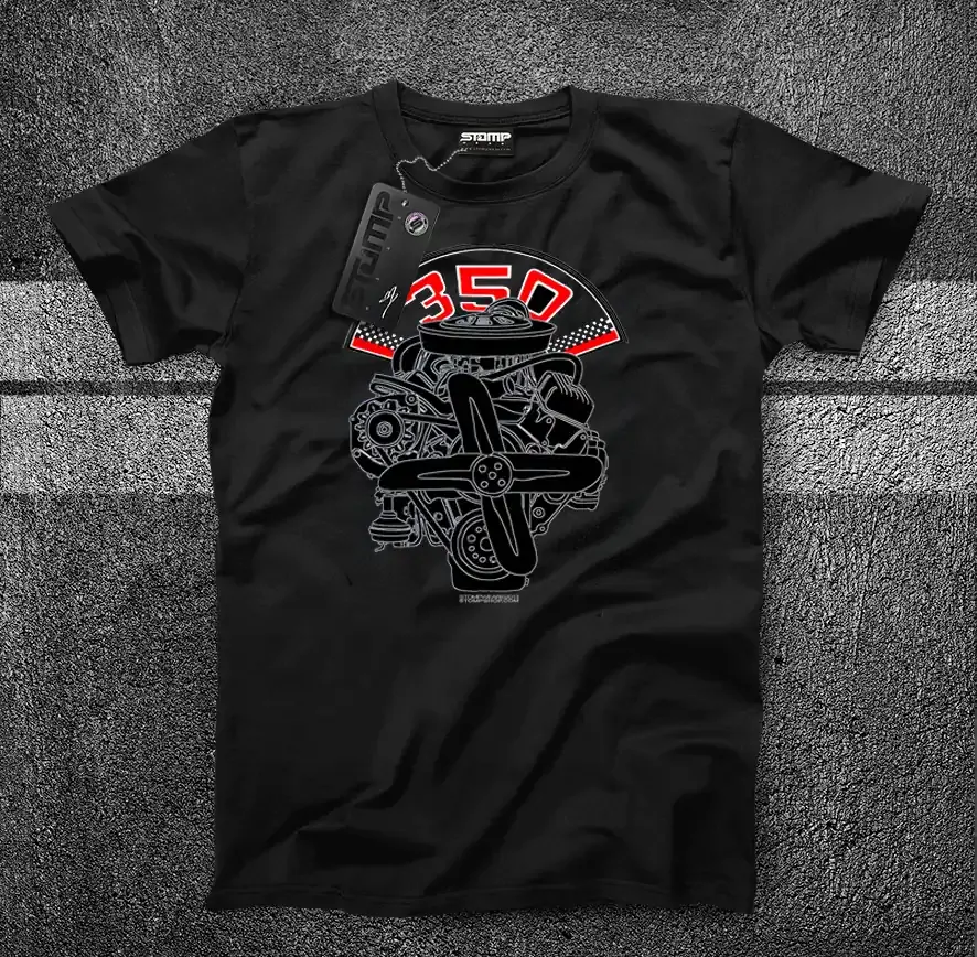 Holden 350 V8 Engine T-Shirt & Hoodie