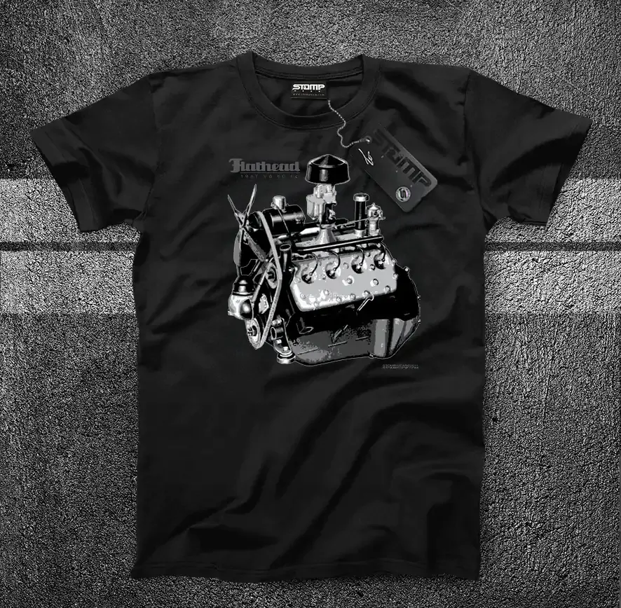 Ford Flathead V8 Engine T-Shirt & Hoodie