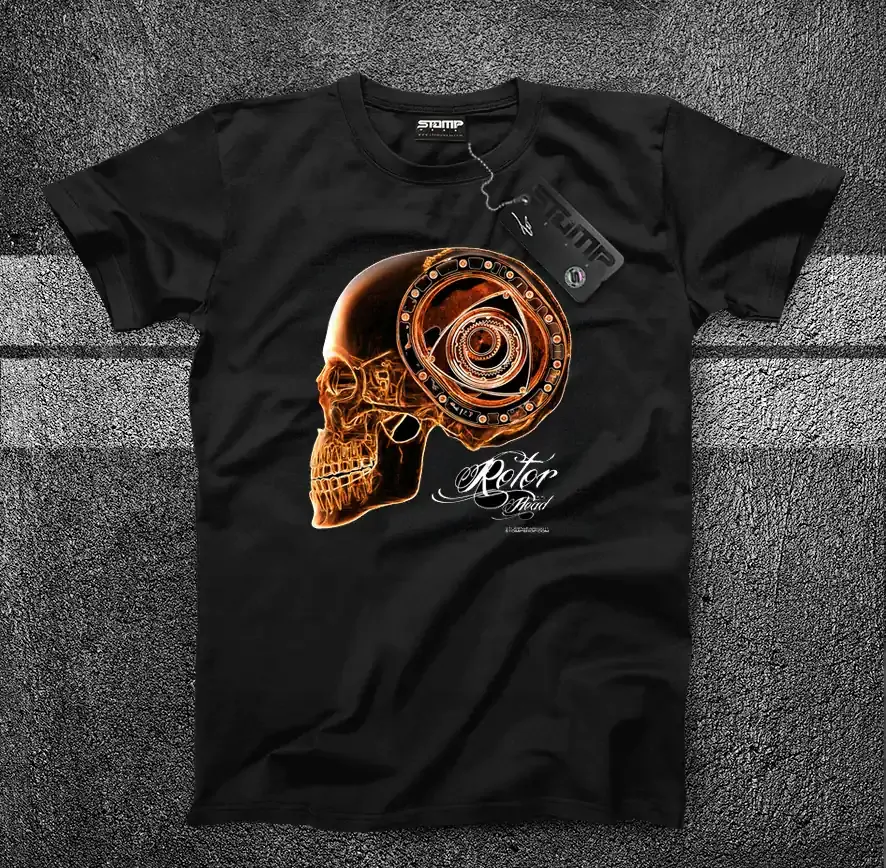  Wankel Rotory Engine Skull T-Shirt & Hoodie