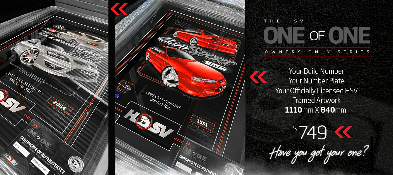 Official HSV Custom Art - Matched to Your Car