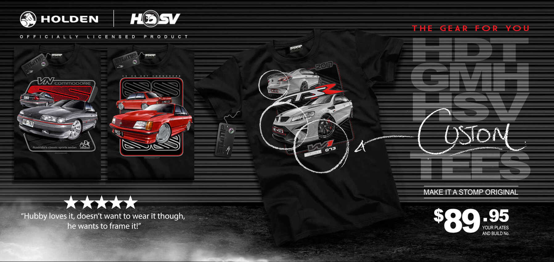 Personalised Holden and HSV Mens Car Gifts