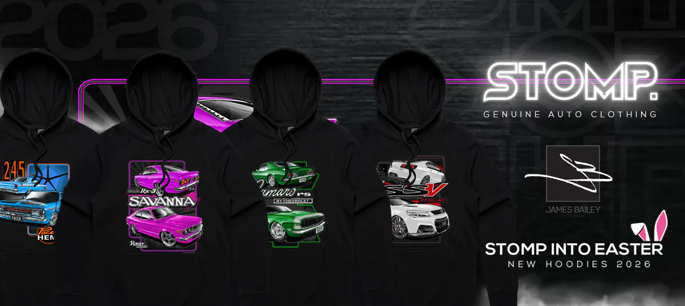 New STOMP Car Hoodies
