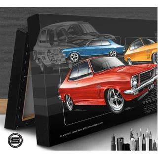 HOLDEN TORANA LJ XU1 GTR A9X SLR 5000 CANVAS